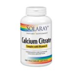Calcium Citrate 180 Caps by Solaray