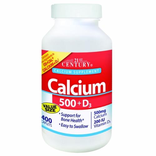 Calcium Plus Vitamin D3 400 Tabs by 21st Century