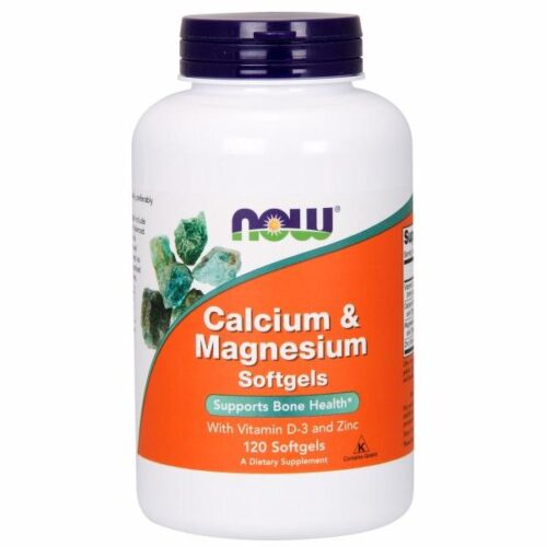 Calcium & Magnesium 120 Softgels by Now Foods
