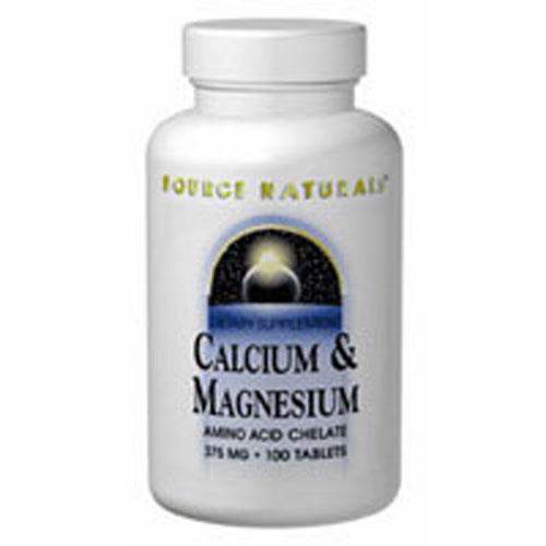 Calcium and Magnesium 240 Tabs by Source Naturals