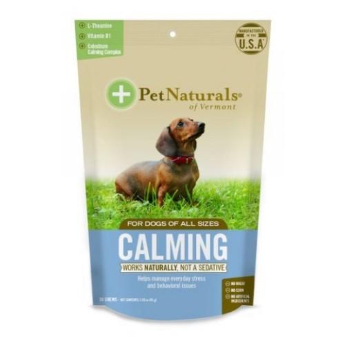 Calming Supplements for Dogs 30 Chews by Pet Naturals of Vermont