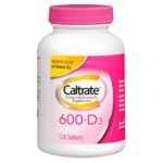 Caltrate 600 Calcium Supplements Plus Vitamin D For Strong Bones 120 tabs by Caltrate