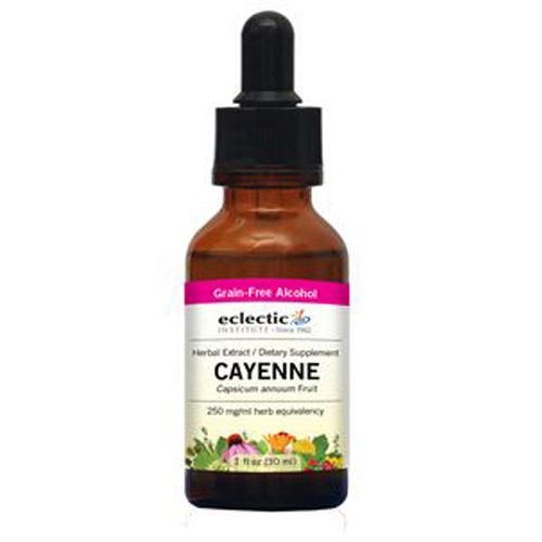 Cayenne 1 Oz with Alcohol by Eclectic Institute Inc