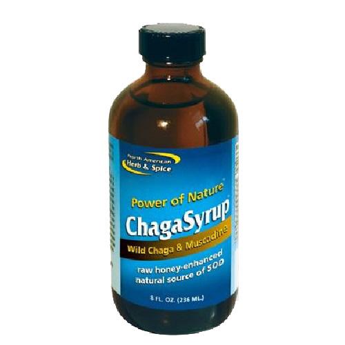Chaga Syrup 8 oz by North American Herb & Spice