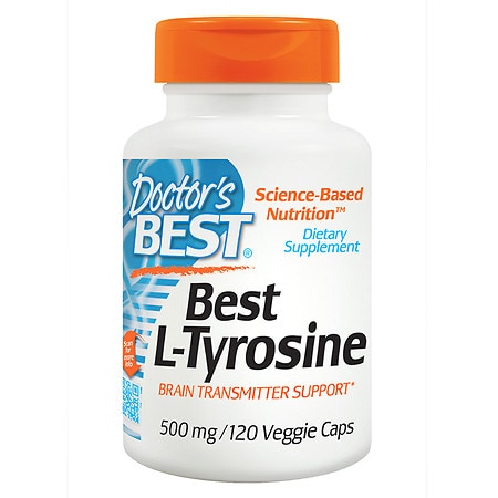 Doctor's Best L-Tyrosine Veggie Caps - 120.0 ea