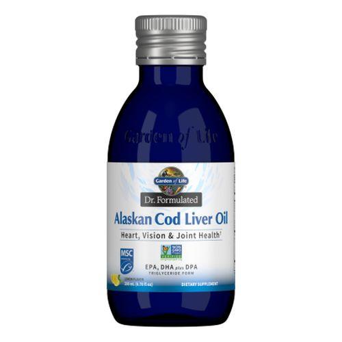 Dr. Formulated Alaskan Cod Liver Oil Lemon 200 ml by Garden of Life