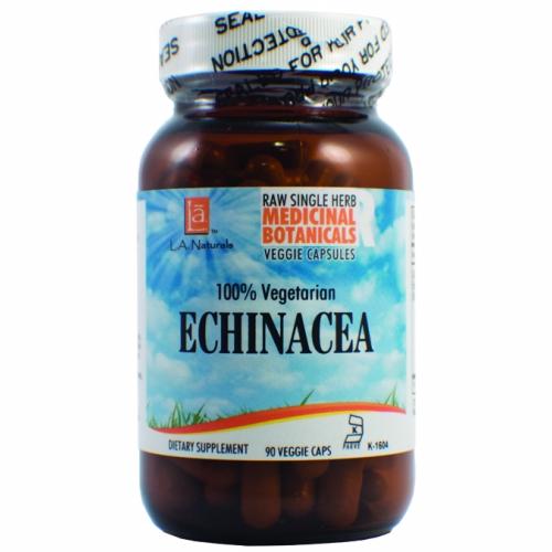 Echinacea Raw Herb 90 Veg Caps by L. A .Naturals