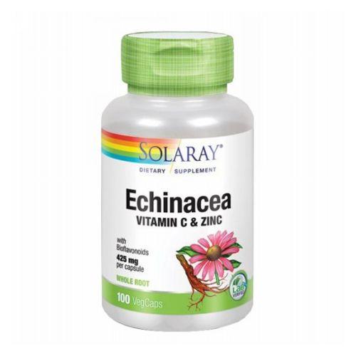 Echinacea With Vitamin C & Zinc 100 Caps by Solaray