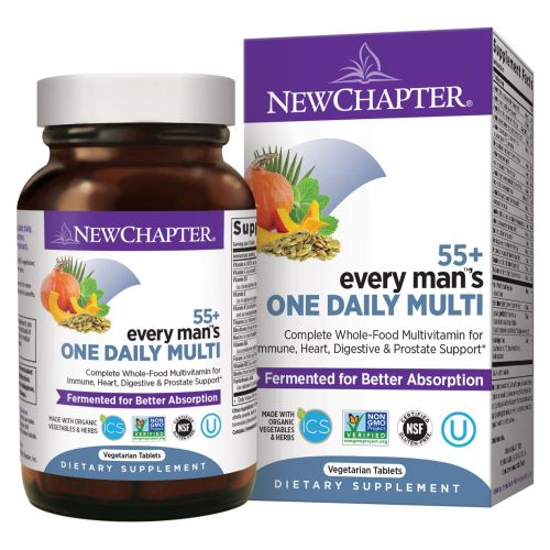Every Man One Daily 55 Plus 24 Veg Tabs by New Chapter