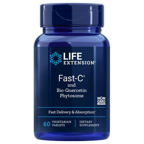Fast-C with Bio-Quercetin Phytosome 60 Tabs by Life Extension