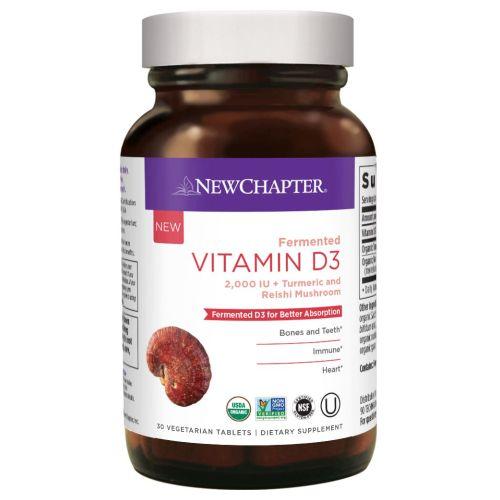 Fermented Vitamin D3 30 Count by New Chapter