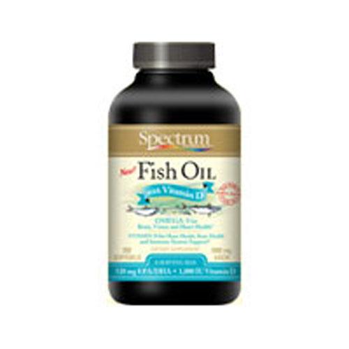 Fish Oil Vitamin D 250 Sgels by Spectrum Essentials