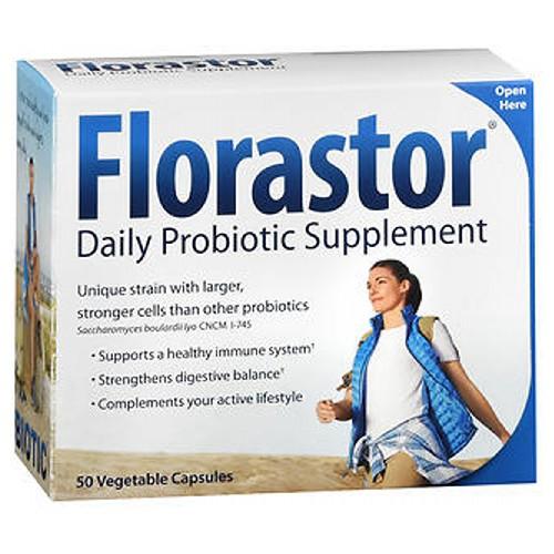 Florastor Maximum Strength Probiotic Dietary Supplement Capsules 50 caps by Florastor