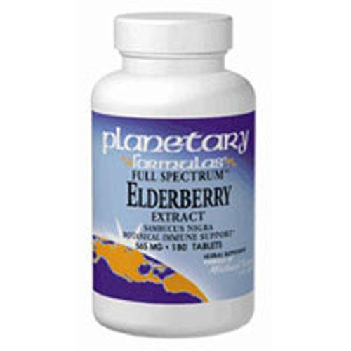 Full Spectrum Elderberry Extract 180 Tabs by Planetary Herbals