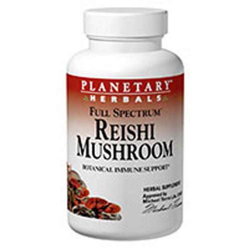 Full Spectrum Reishi Mushroom 100 Tabs by Planetary Herbals
