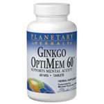 Ginkgo Optimem 30 Tabs by Planetary Herbals