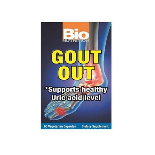 Gout Out 60 VCaps by Bio Nutrition Inc
