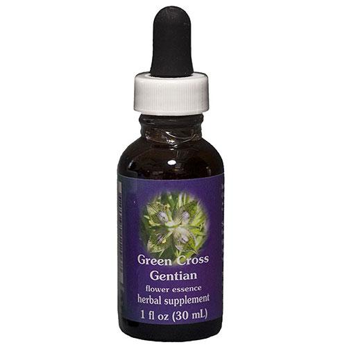 Green Cross Gentian Dropper 1 oz by Flower Essence Services