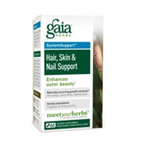 Hair Skin & Nail Support 60 caps by Gaia Herbs