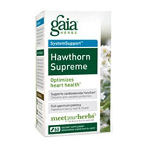 Hawthorn Supreme 60 Caps by Gaia Herbs