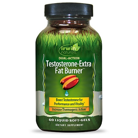 Irwin Naturals Testosterone-Extra Fat Burner Soft-Gels - 60.0 ea