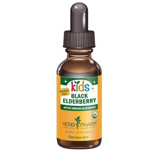 Kids Black Elderberry Glycerite 4 fl oz by Herb Pharm