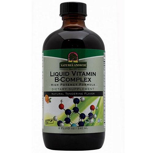 Liquid Vitamin B Complex Natural Tangerine, 8 oz by Nature's Answer