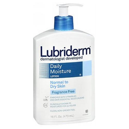 Lubriderm Daily Moisture Lotion Fragrance Free 16 oz by Lubriderm