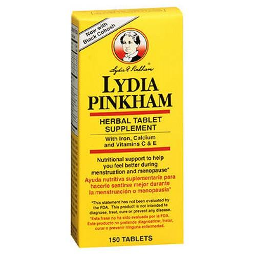 Lydia E Pinkham Herbal Supplement 150 tabs by Lydia Pinkham
