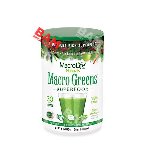 Macro Greens 10 oz by Macrolife Naturals