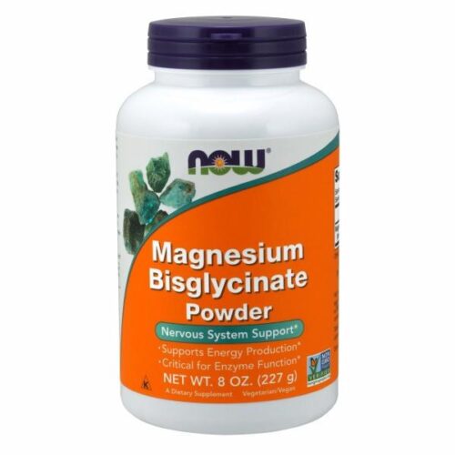 Magnesium Bisglycinate Powder 8 Oz by Now Foods