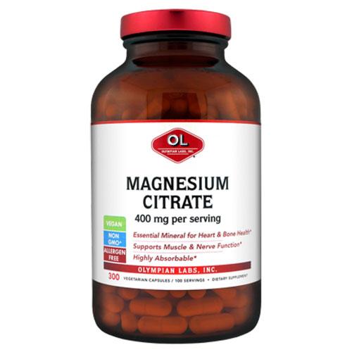 Magnesium Citrate 300 caps by Olympian Labs