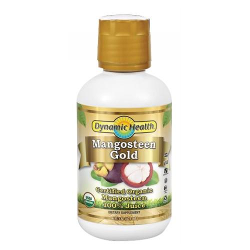 Mangosteen Gold 100% Pure, 16 Oz by Dynamic Health Laboratories