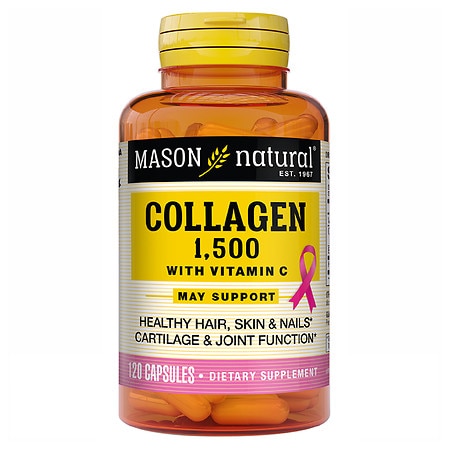 Mason Natural Collagen 1500 with Vitamin C Capsules - 120.0 ea