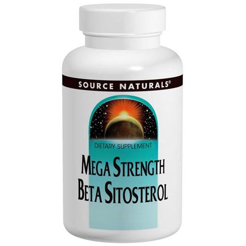 Mega Strength Beta Sitosterol 60 Tabs by Source Naturals