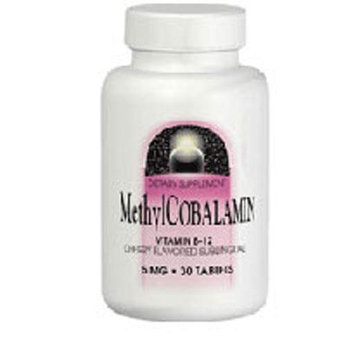 MethylCobalamin Cherry 60 Tabs by Source Naturals