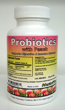 NFPE-60 NFCA-60 NutriTot Probiotics With Cabbage - 60 Capsules