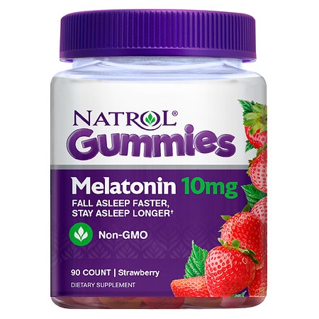 Natrol Melatonin 10 mg Gummies Strawberry - 90.0 ea
