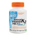 Natural Vitamin K2 MenaQ7 180 Veggie Caps by Doctors Best