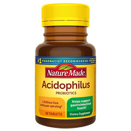 Nature Made Acidophilus Probiotics Tablets - 60.0 ea