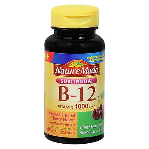 Nature Made B12 MicroLozenges Cherry Flavor 50 Each by Nature Made