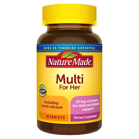 Nature Made Multivitamin For Her Tablets - 90.0 ea