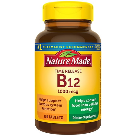 Nature Made Vitamin B12 1000 mcg Time Release Tablets - 160.0 ea