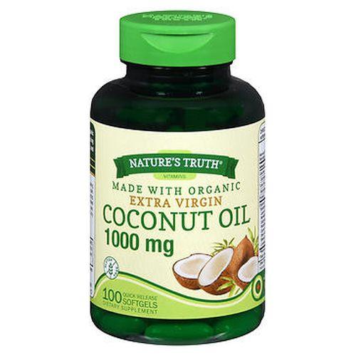 NatureS Truth Vitamins Coconut Oil Quick Release Softgels 100 Caps by Natures Truth