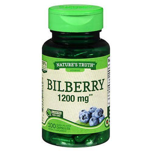 Natures Truth Bilberry Quick Release Capsules 100 Caps by Natures Truth