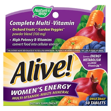 Nature's Way Alive! Women's Energy Multi-Vitamin Tablets - 50.0 ea