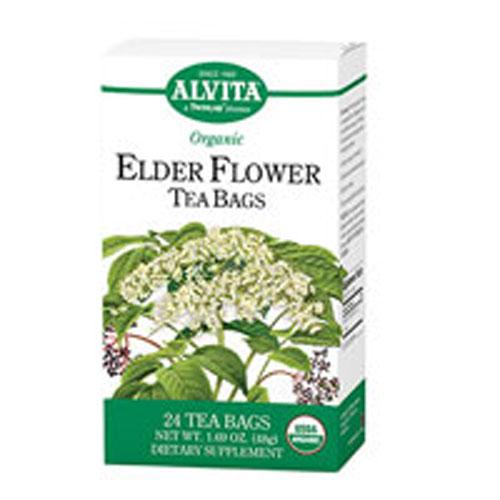 Organic Elder Flower Tea 24 BAGS by Alvita Teas