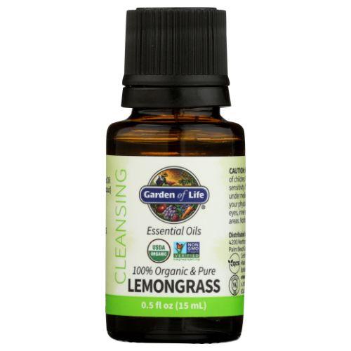 Organic Essential Oil Lemongrass 1 Oz by Garden of Life