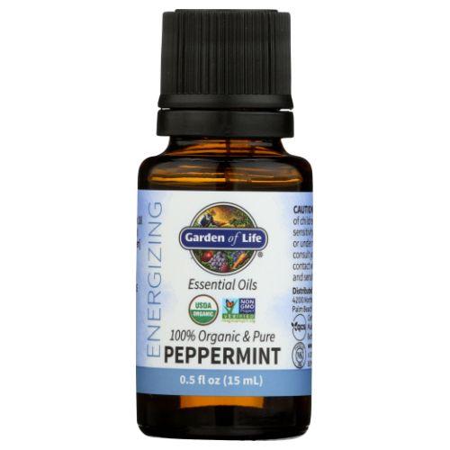 Organic Essential Oil Peppermint 0.5 Oz by Garden of Life