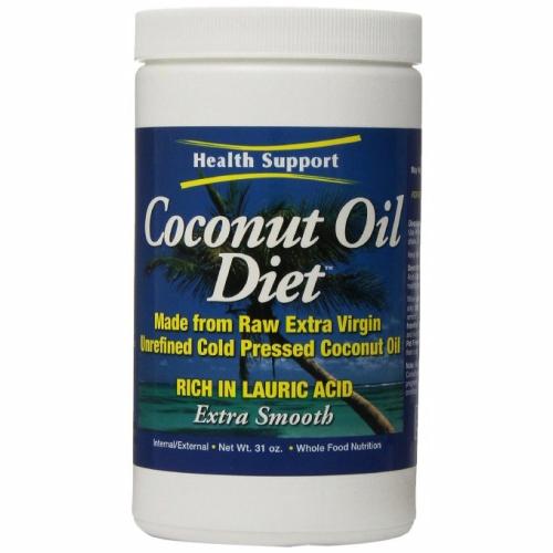 Raw Extra Virgin Coconut Oil 31 oz by Health Support